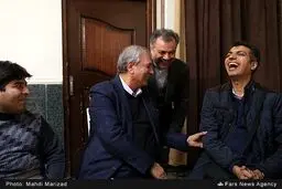 عادل فردوسی‌پور و وزیر کار در یک قاب/عکس