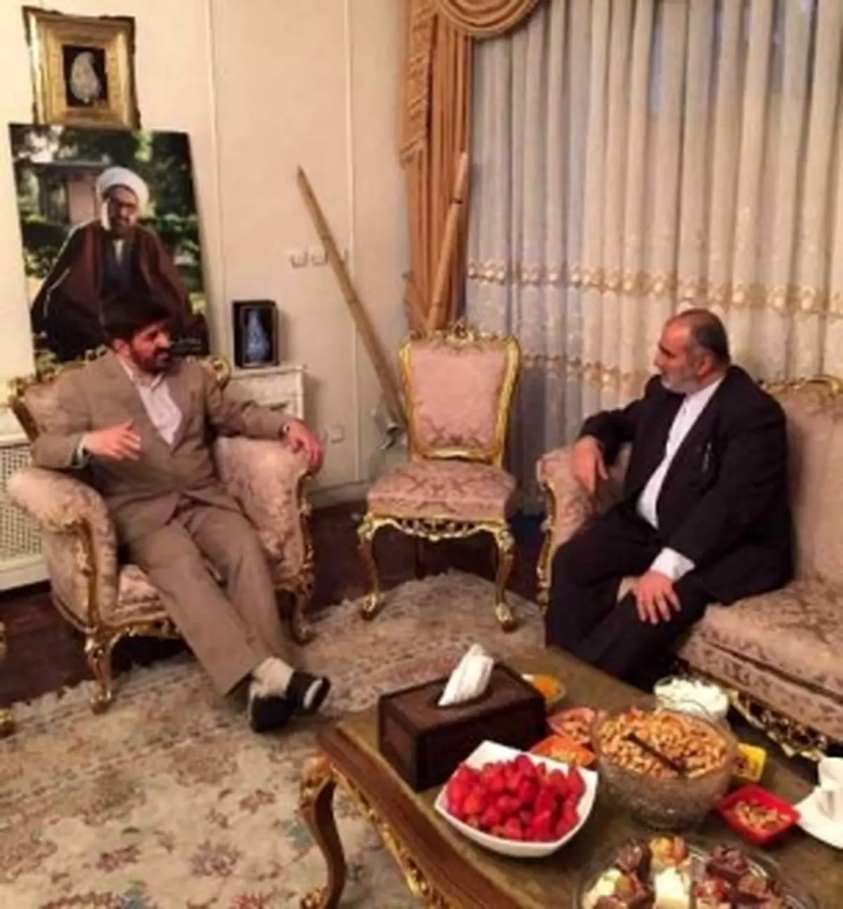 دیدار مشاور روحانی با علی مطهری / عکس