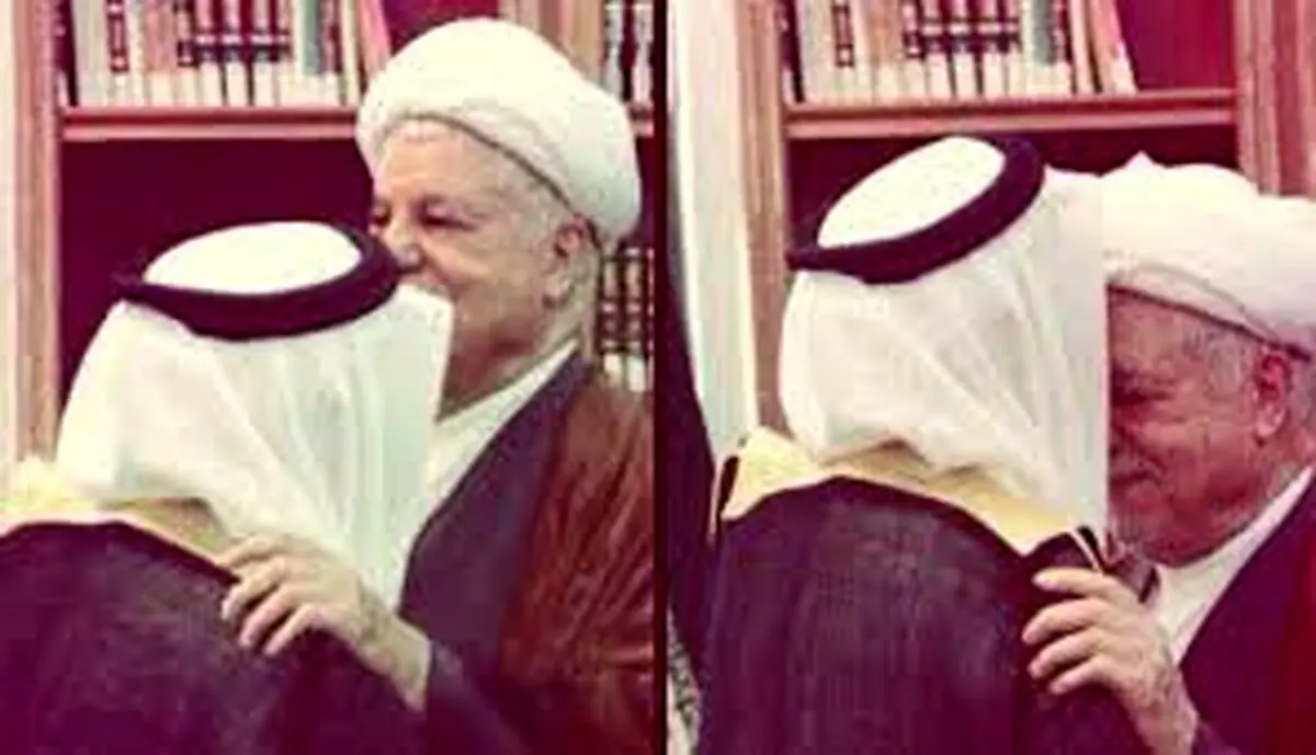 بوسه دردسر ساز بر پیشانی هاشمی