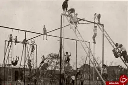 زمین‌های بازی کودکان در 117 سال قبل+تصاویر