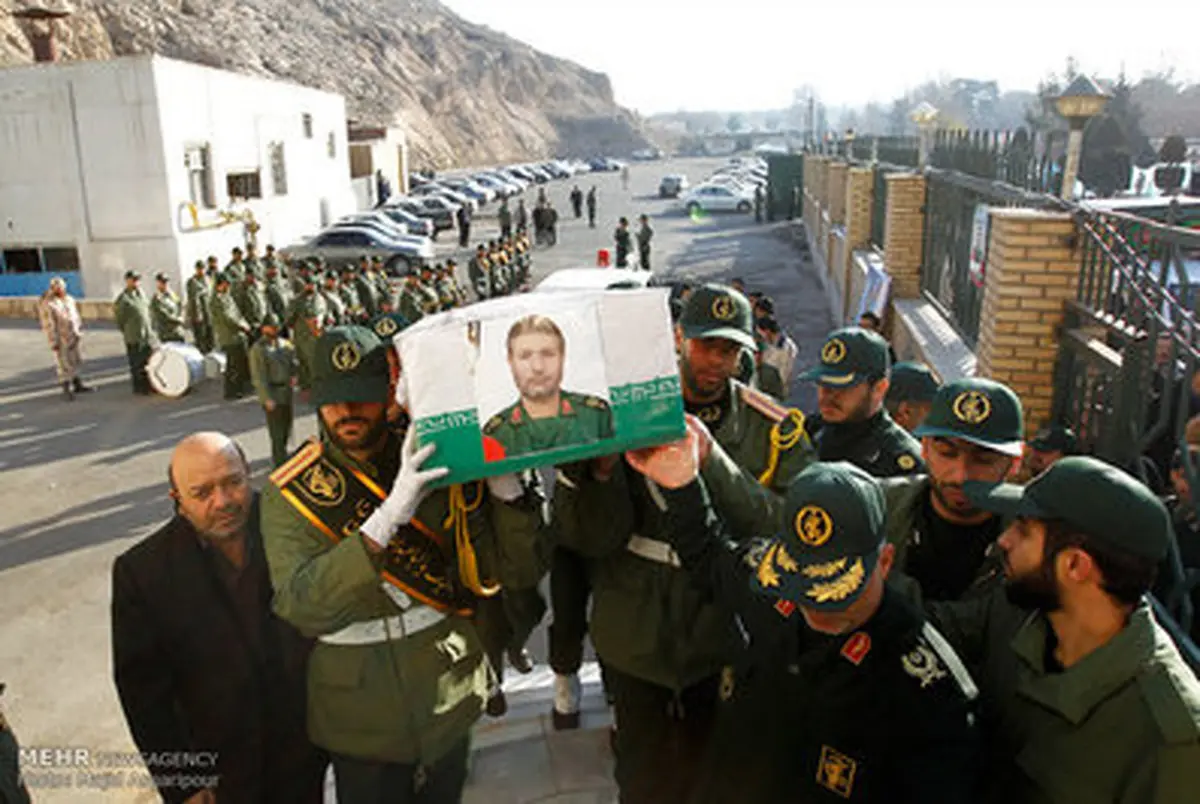 تصاویر تشییع پیکر سردار شهید محمدعلی الله‌دادی از محل حسینیه ثارالله