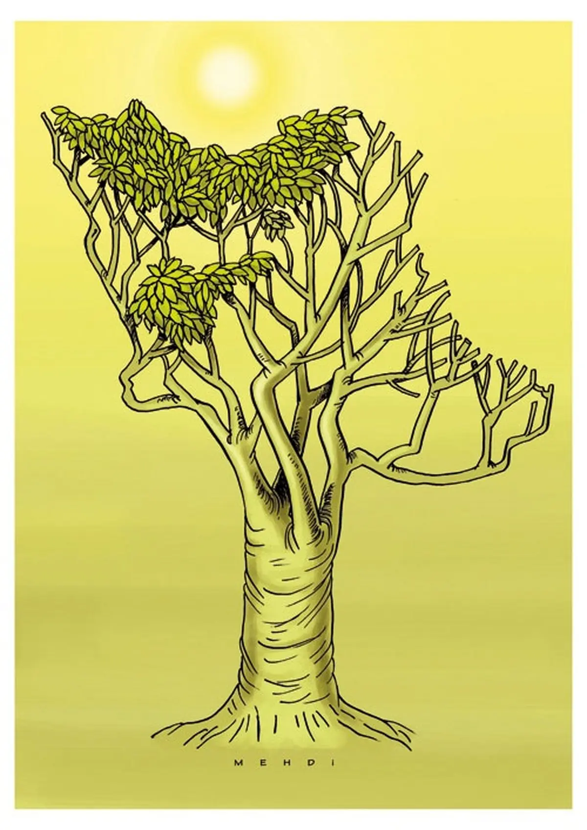 کاریکاتور/ بیابانی به نام ایران!