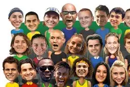 گزارشی از علاقمندی ستاره‌‌های جهان به رشته‌های مختلف المپیکی