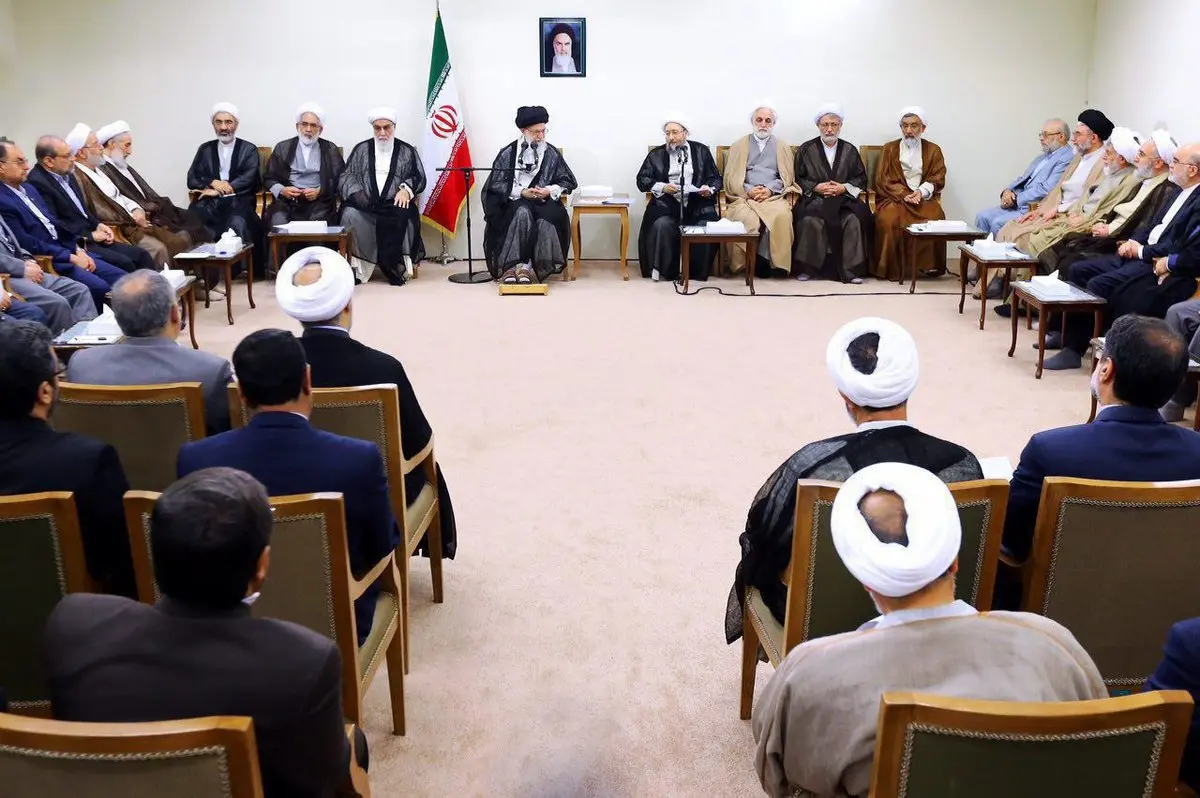 دیدار رئیس و مسئولان دستگاه قضائی با رهبر انقلاب