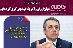 فتوتیتر/ وزیر خارجه سوئیس: میان ایران و آمریکا میانجی‌گری کرده‌ایم