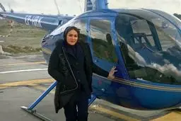 ناگفته‌های تنها خلبان زن بالگرد در ایران؛ از خانه‌داری تا پرواز/ به من می‌گویند «آقا سمیرا»