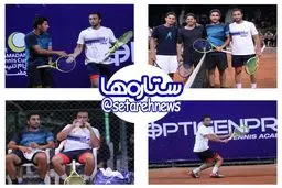 حضور امیر جدیدی در مسابقات تنیس دوبل(دونفره) جام رمضان/عکس
