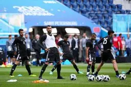 تصاویر تمرین شاد ملی‌پوشان پیش از دیدار با مراکش