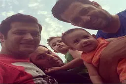 عکس سلفی «سیاوش خیرابی» و برادران