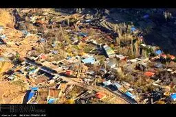 تصاویر هوایی از حال و هوای منطقه زلزله زده هجدک کرمان