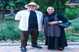 تیپ رویا نونهالی و همسرش در یک مراسم+عکس