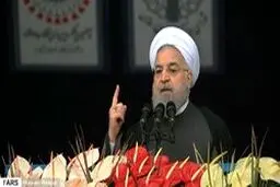 روحانی : انتقام شهدای حادثه تروریستی را می گیریم/ هیچ گاه آغاز گر تجاوزی در منطقه نبوده ایم