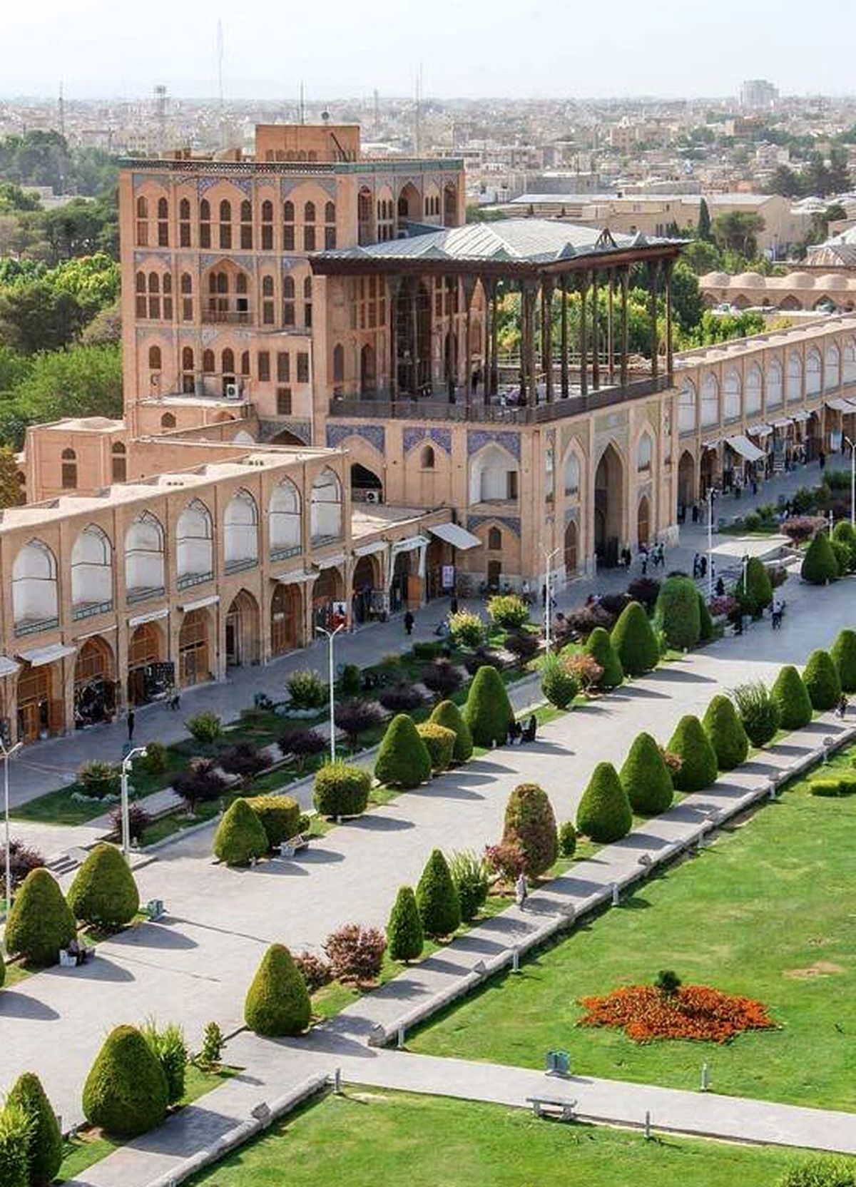 نمایی زیبا از "عالی قاپو"/عکس