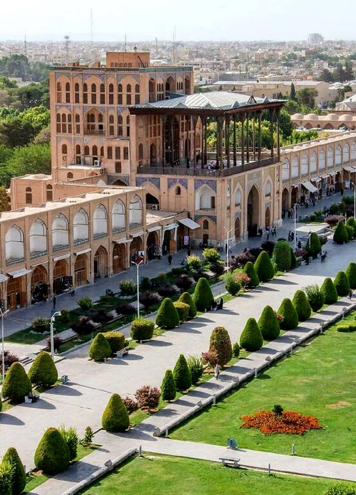 نمایی زیبا از "عالی قاپو"/عکس
