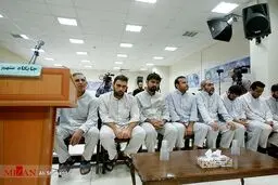 اولین جلسه دادگاه "سلطان سکه" / تصاویر