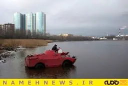 مسافرکشی با خودرو زرهی!+تصاویر