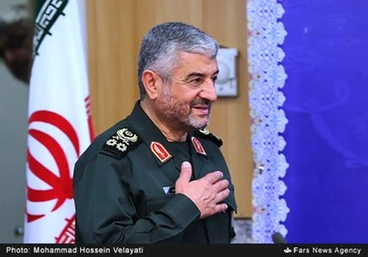 نشست خبری فرمانده کل سپاه پاسداران انقلاب اسلامی/تصاویر