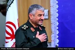 نشست خبری فرمانده کل سپاه پاسداران انقلاب اسلامی/تصاویر