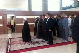 حضور آیت الله جوادی آملی در نمایشگاه کتاب/ عکس