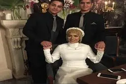 تازه عروس تلویزیون با خواهر زاده‌هایش+عکس