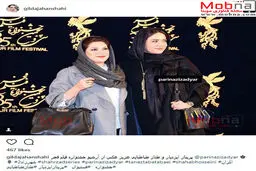 پریناز ایزدیار و طناز طباطبایی در یک مراسم/ عکس