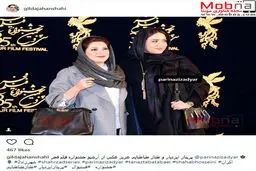 پریناز ایزدیار و طناز طباطبایی در یک مراسم/ عکس