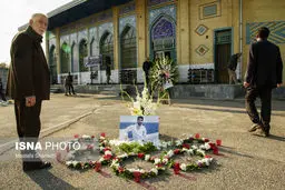 تصاویری از مراسم ترحیم افسر نفتکش سانچی با حضور محسن هاشمی