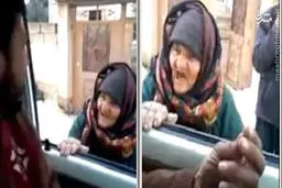 چالش پیرزن شجاع با داعشي‌ها+عكس