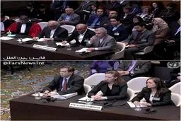 عكس: هیات‌های ایران و آمریکا در جلسه دیوان بین‌المللی دادگستری