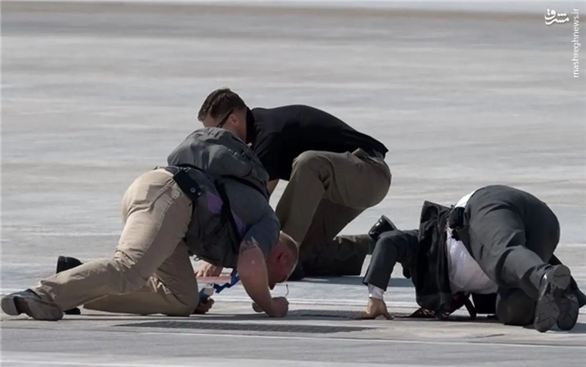 تیم امنیتی اوباما در حال انجام ماموریت/عکس