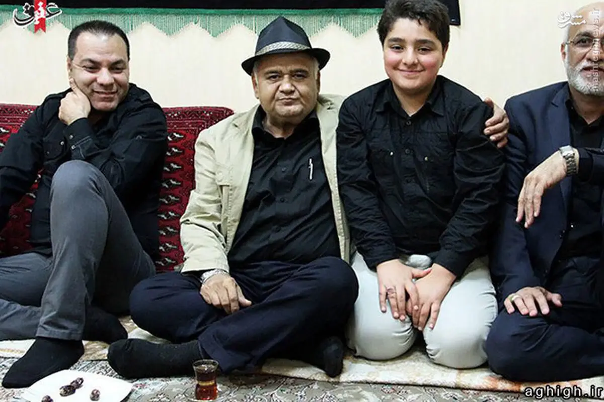 اکبرعبدی در هیئت ریحانة الحسین(س)/عکس