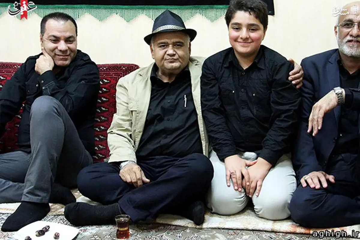اکبرعبدی در هیئت ریحانة الحسین(س)/عکس