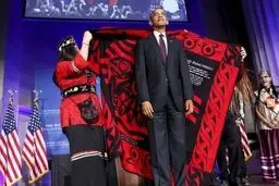 تیپ جالب اوباما/ عکس