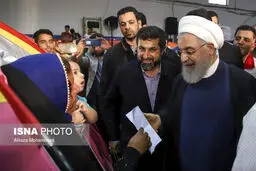 تصاویر: سفر رییس جمهور به اهواز