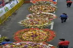 جشنواره گل در کلمبیا (عکس)