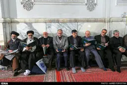 مراسم چهلمین روز درگذشت جان‌باختگان منا/تصاویر