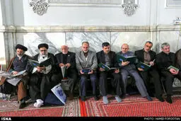 مراسم چهلمین روز درگذشت جان‌باختگان منا/تصاویر