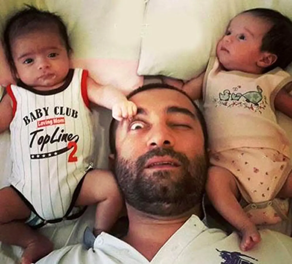 تصویر دیدنی از دوقلوهای مجید صالحی