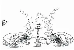 کاریکاتور/ قلیان ویژه در تهران!