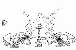 کاریکاتور/ قلیان ویژه در تهران!