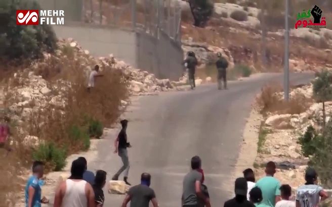فرار سربازان اسرائیلی از دست فلسطینی‌ها