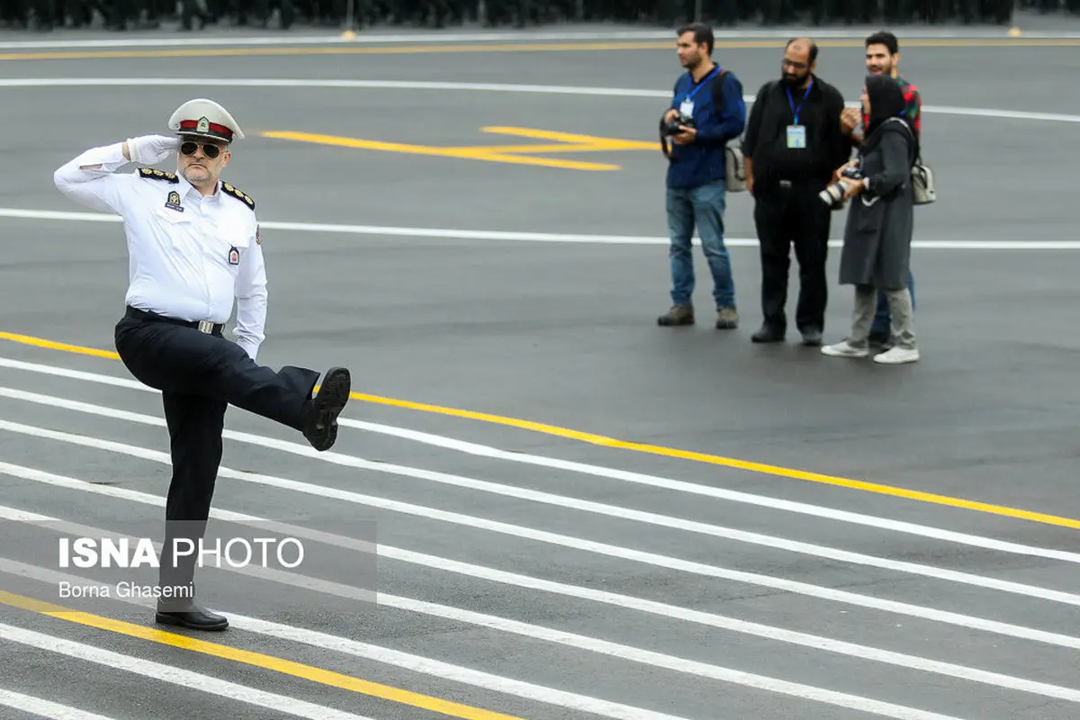 مراسم مشترک صبحگاه ناجا / تصاویر