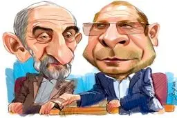 پیوند حسین شریعتمداری و قالیباف!/ کاریکاتور