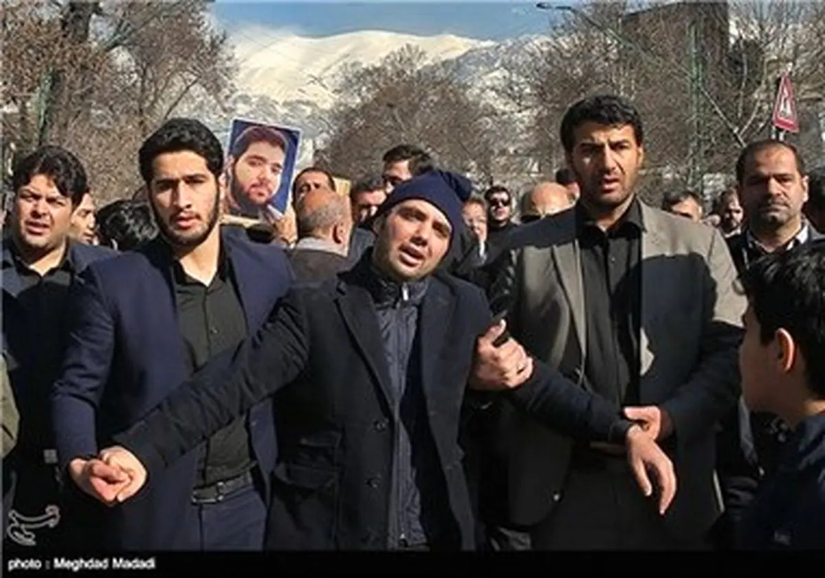 تصاویر تشییع پیکر فرزند علی فلاحیان