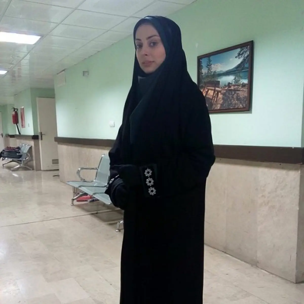 عکس/ نفیسه روشن در نقش يك پليس