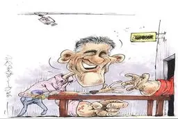 چه کسی پشت کی‌روش ایستاده است؟/کاریکاتور