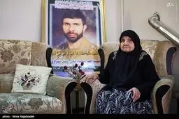 عیادت از مادر شهید صیاد شیرازی/تصاویر