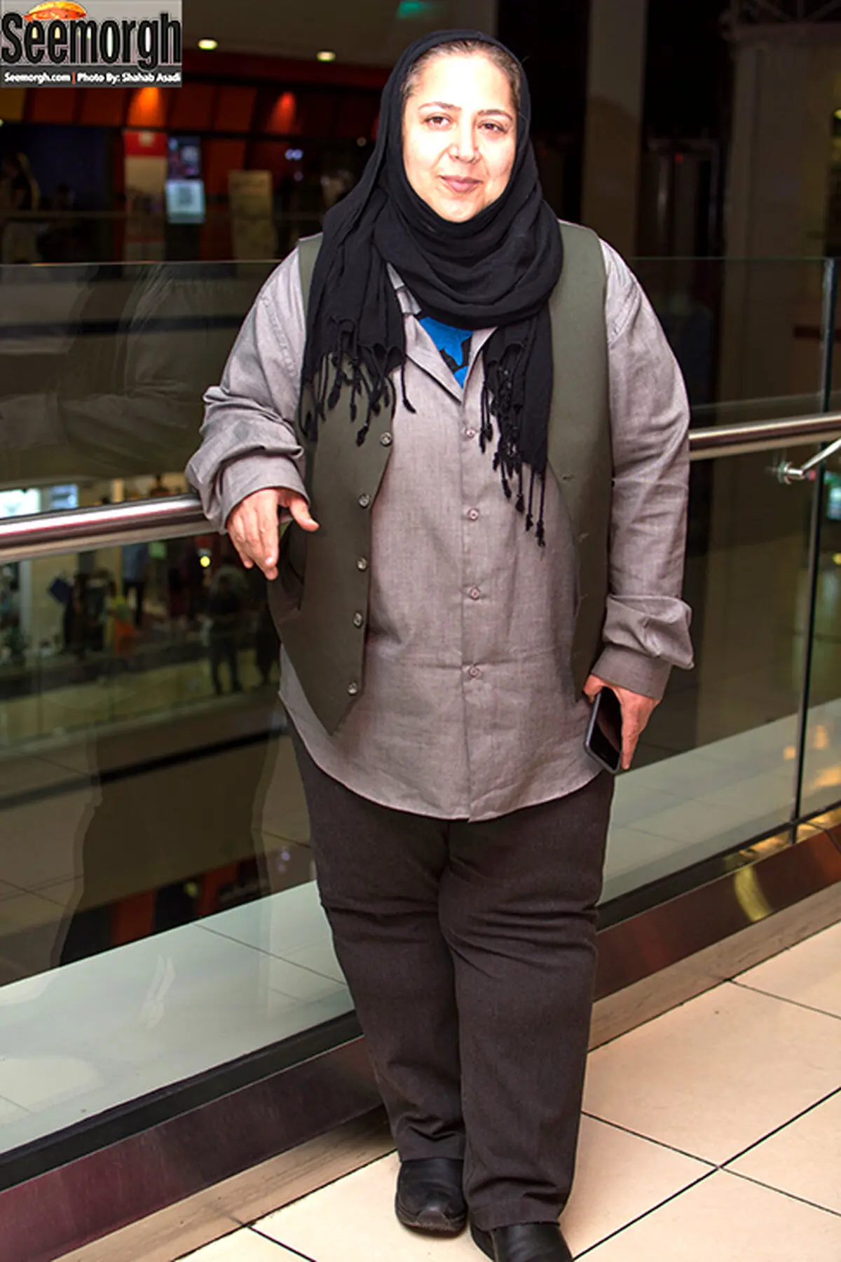 ظاهر مردانه شهره لرستانی در اکران مردمی آشوب
