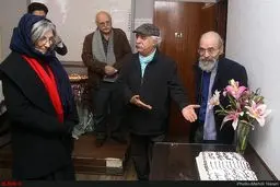 همسر احمد شاملو در مراسم جایزه شعر شاملو/عکس