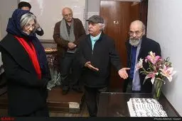 همسر احمد شاملو در مراسم جایزه شعر شاملو/عکس